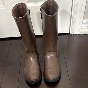 GAP Kids Brown Tall Zip-Back Boots